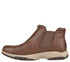 Ghete sport, dama, SKECHERS REGGAE FEST NEW YORKER 158388-MUSH maro, piele ecologica